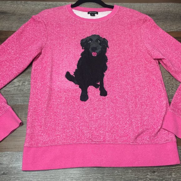 I Heart Ronson Tops - I Heart Ronson Black Lab Dog Sweatshirt Medium
